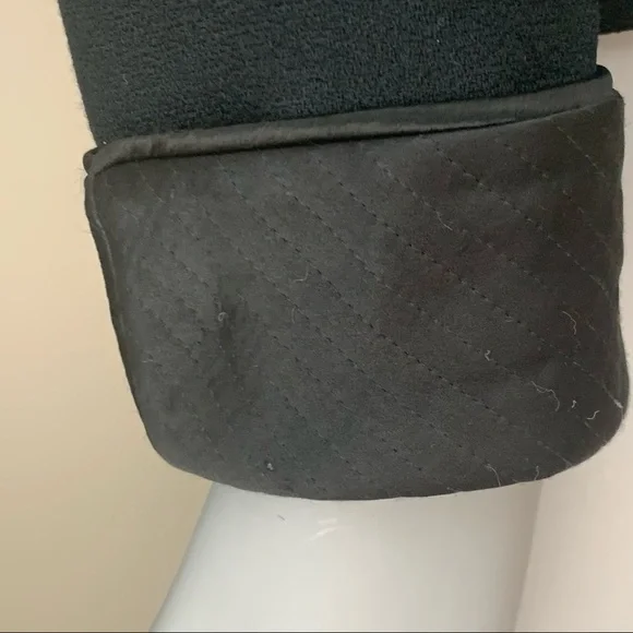 NOLAN MILLER Vintage Evening Jacket Blazer Black Wool Satin Embellished Size 10 - Picture 11 of 14